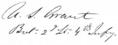 General Grant’s signature