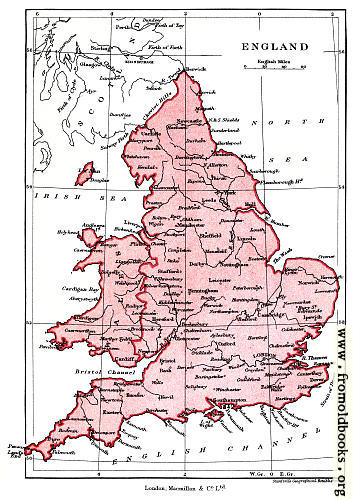 [Picture: Frontispiece: Map of England]