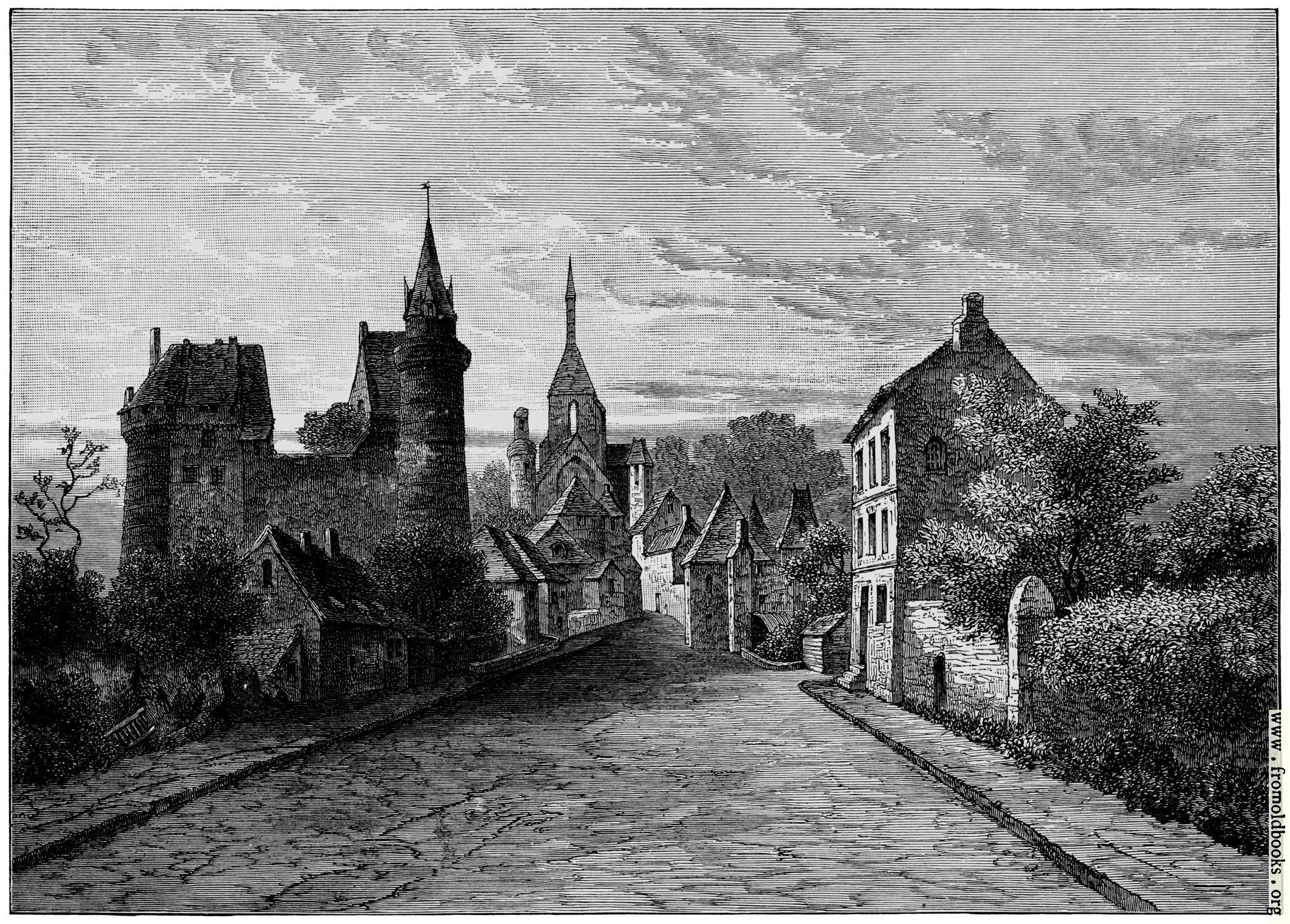 [Picture: Durtal, Anjou.]