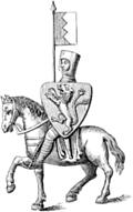 [Picture: Simon de Montfort: Knight on his Horse]