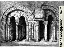 [picture: Arches of Cloister of S. Aubin's Abbey, Angers]