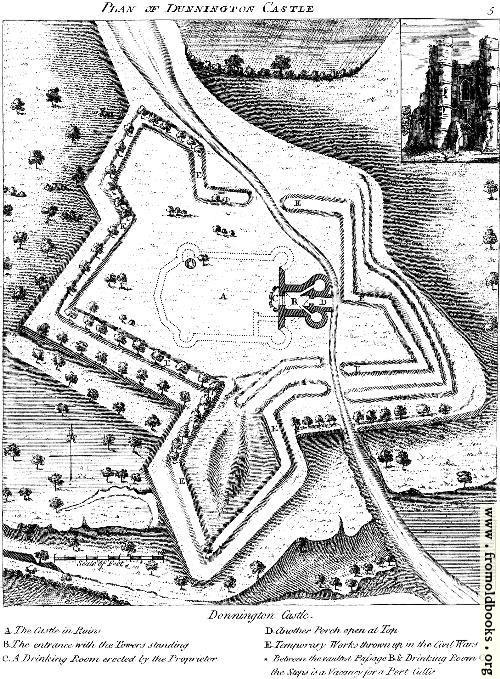 [Picture: Plan of Donnington Castle.]