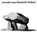 [Picture: Cromleh near Dundalk Ireland, from the Druidical Antiquities plate.]