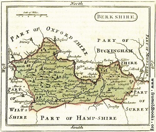 [Picture: The Map of Berkshire]