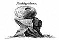 Rocking Stone.  From the Druidical Antiquities Plate.