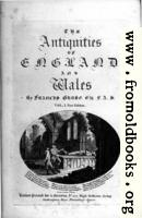 [picture: Title Page, Antiquities of England and Wales]