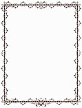 [Picture: Outer Victorian Foliated Border in Brown]