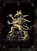 Victorian Retro-Goth Book Cover With Gryphon and Gold Border