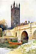 [Picture: Magdalan Bridge and Tower, Oxford]