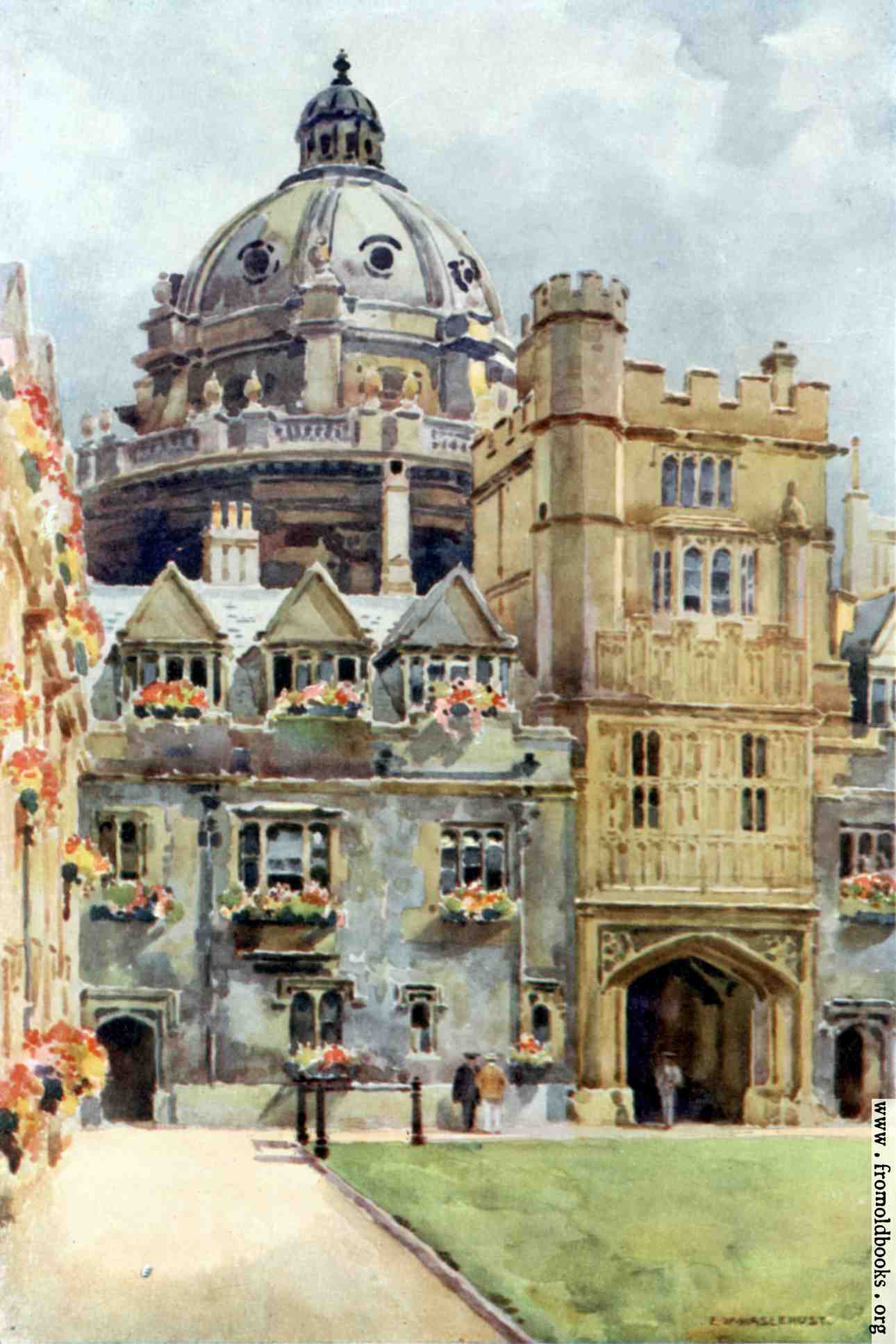 Brasenose College And Radcliffe Library Rotunda