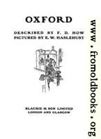 [picture: Title page, Oxford Pictured by Haslehust, described by How]