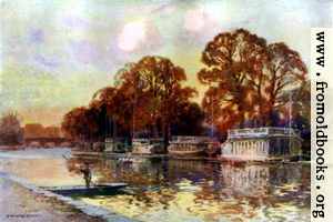 [picture: The College Barges and Folly Bridge, Oxford]