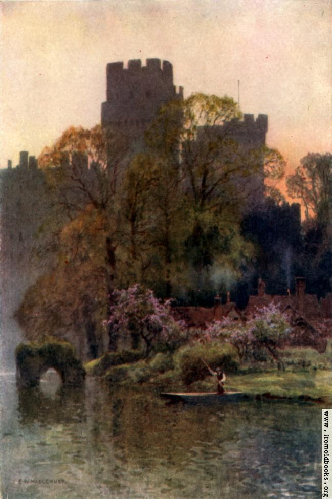 [Picture: Warwick Castle from the River]
