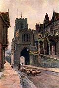 [Picture: West Gate, Warwick]