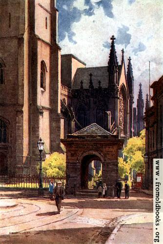 [Picture: The Old Well House and Parish Church, Leamington]