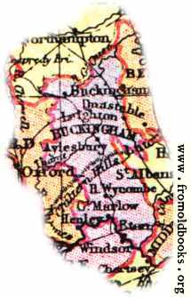 [Picture: Overview map of Buckinghamshire, England]