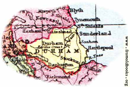 [Picture: Overview map of Durham, England]