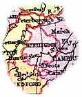 [Picture: Overview map of Huntingdonshire, England]