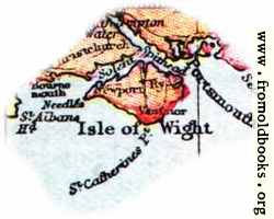 Overview map of Isle Of Wight, England