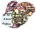 [Picture: Overview map of Merioneth, Wales]