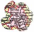 [Picture: Overview map of Shropshire, England]