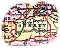 [Picture: Overview map of Surrey, England]
