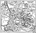 Plan of Oxford from circa 1900