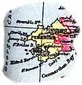 Overview map of Pembroke, Wales