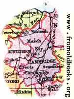 [picture: Overview map of Cambridgeshire, England]