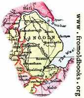 [picture: Overview map of Lincolnshire, England]