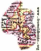 [picture: Overview map of Oxfordshire, England]