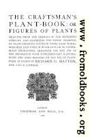 Title Page, Craftsman’s Plant Book