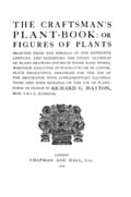 Title Page, Craftsman’s Plant Book
