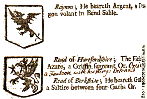 [Picture: a dragon and a griffin (gryphon), with the text alongside it.]