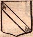 [shield with wide diagonal bar from top left (on the left side) to bottom right, on the bottom]
