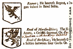 [picture: a dragon and a griffin (gryphon), with the text alongside it.]