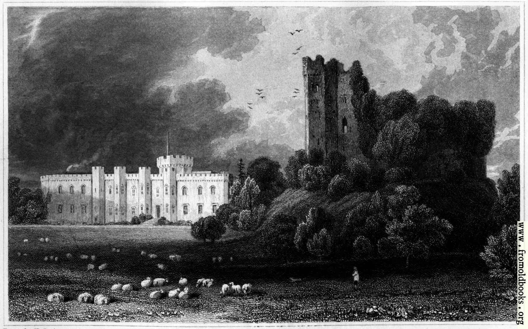 [Picture: Plate 41.—Cardiff Castle]