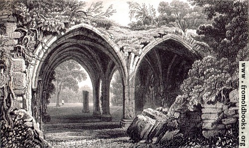 [Picture: Remains of the Cloisters of Margam Abbey]