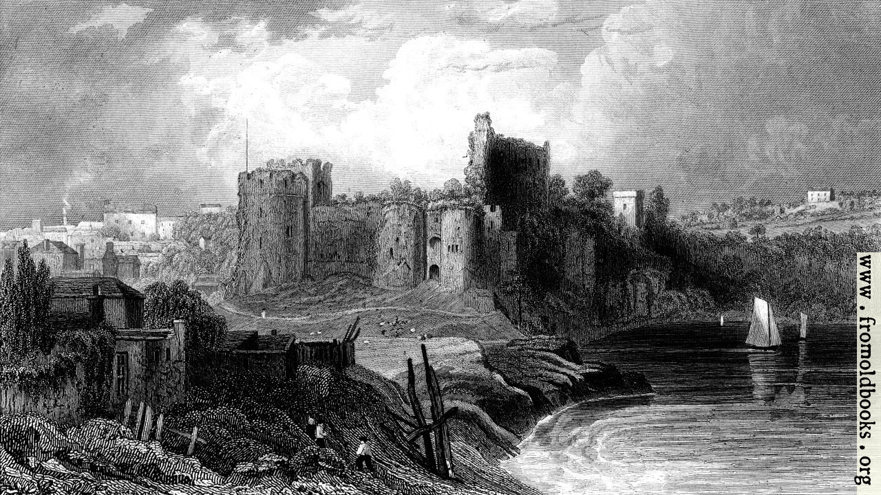 [Picture: 62.—Chepstow from the bridge.]