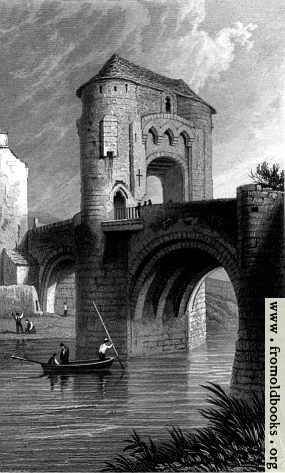 [Picture: Ragland Castle - gateway and bridge - Monmouthshire (also called Raglan Castle)]
