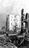 [Picture: Ragland Castle Keep, Monmouthshire]