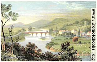 [picture: Usk Bridge, Monmouth, Coloured from aon old painting]