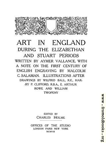 [Picture: Title Page, Art In England]