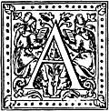 Initial Capital Letter âAâ With Scholars