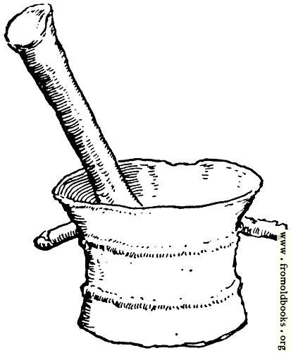 [Picture: Pestle and Mortar in Bronze]