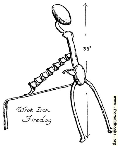 [Picture: Wrought Iron Firedog]