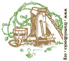[picture: Well Bucket Ornament, Coloured]