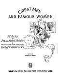 [Picture: Title Page, Great Men and Famous Women]