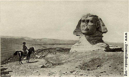 [Picture: Napoleon and the Sphinx]