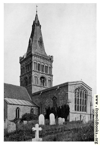 [Picture: 1. Castor, Northamptonshire, from the South-West.  A Norman Church with alterations and additions of each succeeding style.]
